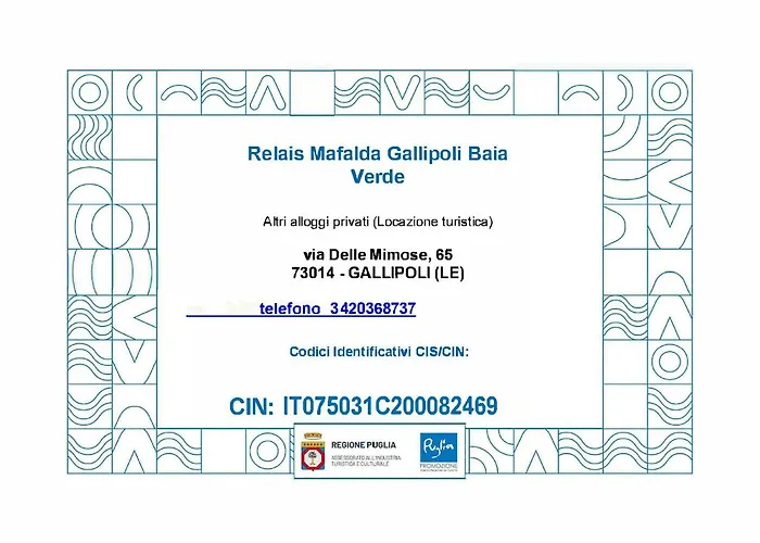 Апартаменты Baia Relais Mafalda *